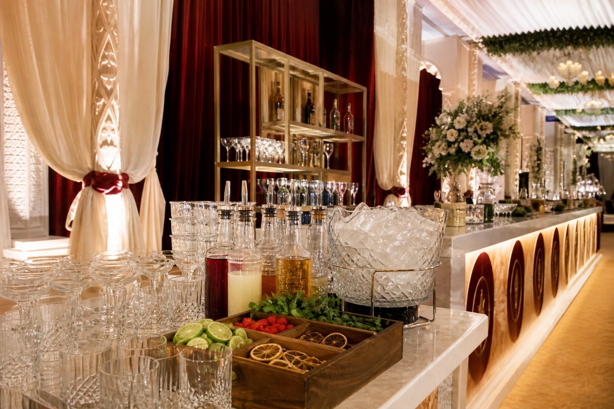 Bar & Beverage Management — Bar setup planning visual — Kochi
