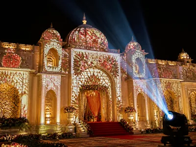 3D Projection wedding service visual — Kochi