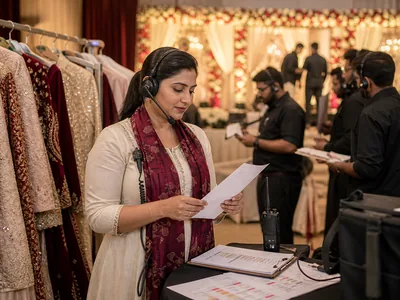Backstage Management wedding service visual — Kochi
