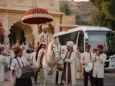 Baraat Logistics wedding service visual — Kochi