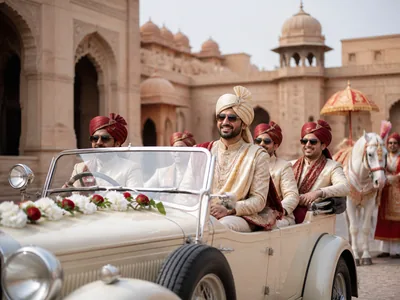 Baraat Transportation wedding service visual — Kochi