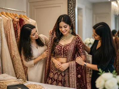 Bridal Outfit Assistance wedding service visual — Kochi