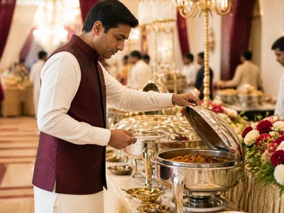 Buffet Management wedding service visual — Bangalore