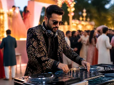 Celebrity DJ wedding service visual — Kochi