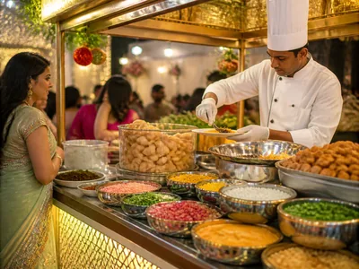 Chaat Counters wedding service visual — Bangalore