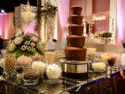 Chocolate Counter wedding service visual — Kochi