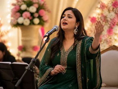 Classical Singer wedding service visual — Kochi