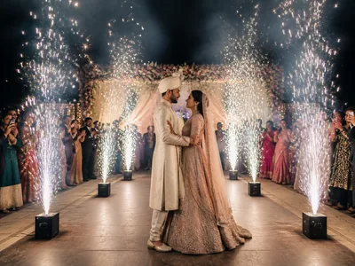 Cold Pyro wedding service visual — Kochi