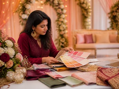Colour Theme Development wedding service visual — Kochi