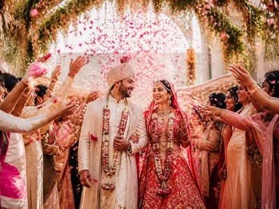 Confetti Entry wedding service visual — Kochi