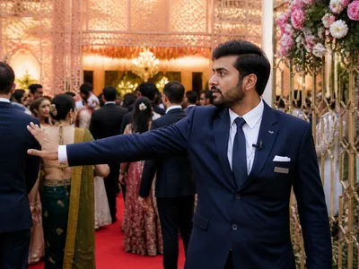 Crowd Management wedding service visual — Bangalore