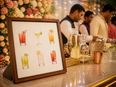 Custom Cocktail Menu wedding service visual — Kochi