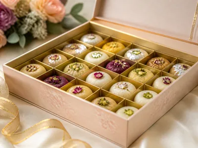 Custom Mithai wedding service visual — Kochi