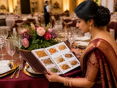 Customized Menu Planning wedding service visual — Bangalore
