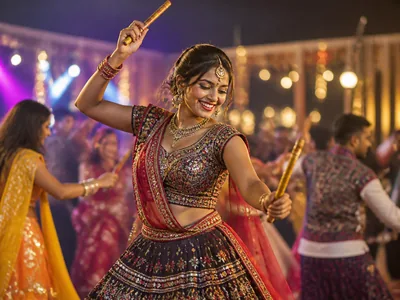 Dandiya Night wedding service visual — Kochi