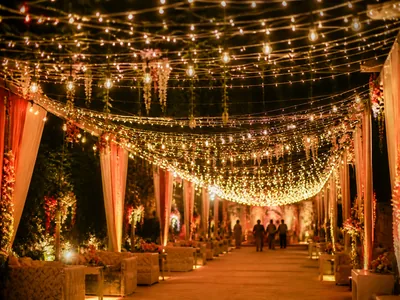 Decorative Lighting wedding service visual — Kochi
