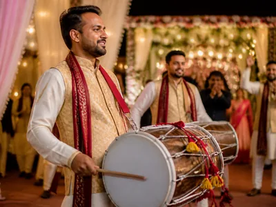 Dhol Players wedding service visual — Kochi