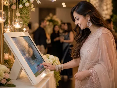 Digital Guestbook wedding service visual — Bangalore
