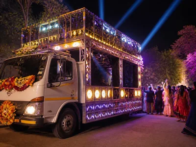 DJ Truck wedding service visual — Kochi