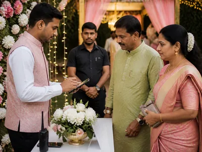 Entry Management wedding service visual — Bangalore