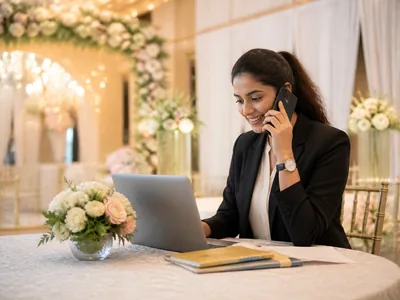 Event Communication wedding service visual — Bangalore