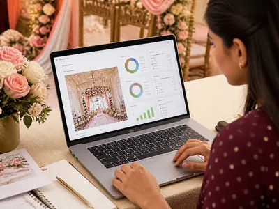 Event Dashboard wedding service visual — Bangalore