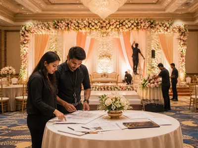 Event Production wedding service visual — Kochi