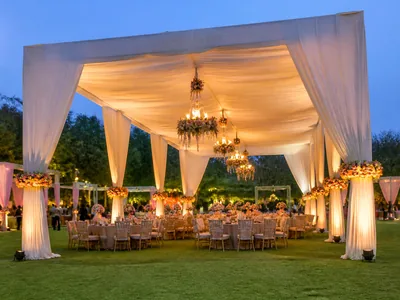 Fabric Structures wedding service visual — Kochi