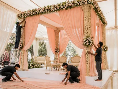 Fabrication wedding service visual — Kochi
