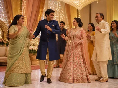 Family Dance wedding service visual — Kochi