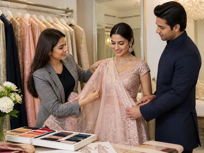Fashion Consultant wedding service visual — Kochi