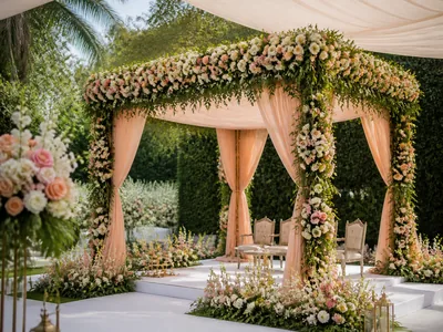 Floral Wedding Décor wedding service visual — Kochi
