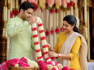 Flower Garlands wedding service visual — Kochi