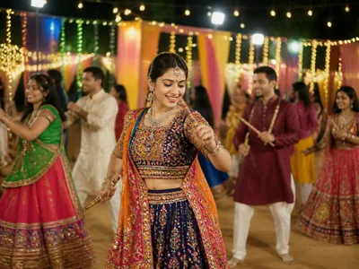 Garba Night wedding service visual — Kochi