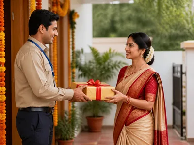 Gift Delivery wedding service visual — Kochi