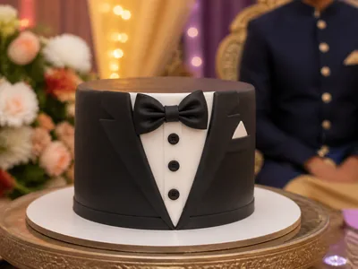Groom Cake wedding service visual — Kochi