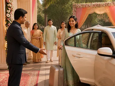 Guest Departure Management wedding service visual — Kochi
