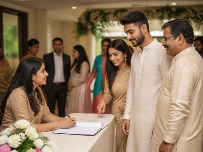 Guest Management wedding service visual — Kochi