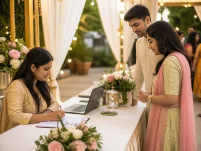 Guest Registration wedding service visual — Kochi