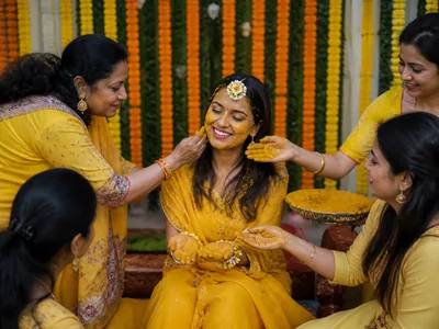 Haldi Ceremony wedding service visual — Kochi
