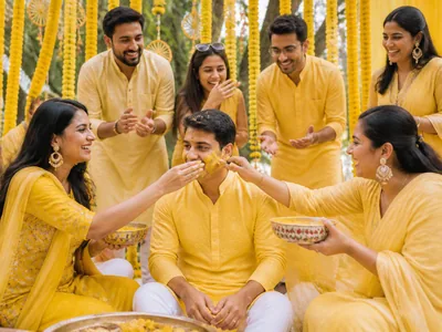 Haldi Games wedding service visual — Kochi