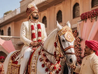 Horse / Ghodi wedding service visual — Kochi