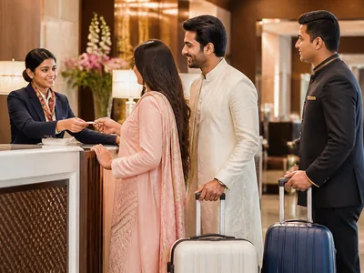 Hotel Check-In Assistance wedding service visual — Kochi