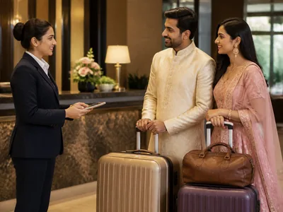 Hotel Checkout Assistance wedding service visual — Kochi