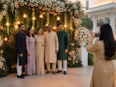 Immersive Photo Zones wedding service visual — Bangalore