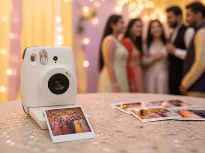 Instant Photography wedding service visual — Kochi