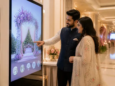 Interactive Installations wedding service visual — Bangalore