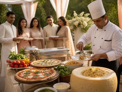 Italian Cuisine wedding service visual — Bangalore