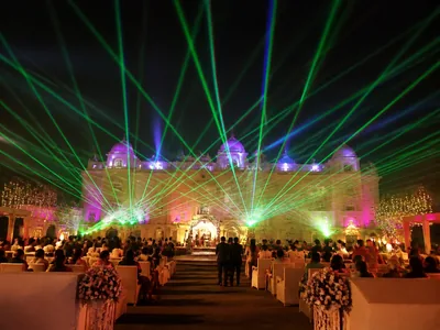 Laser Shows wedding service visual — Kochi