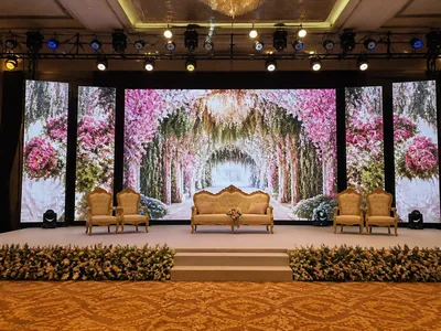 LED Walls wedding service visual — Kochi